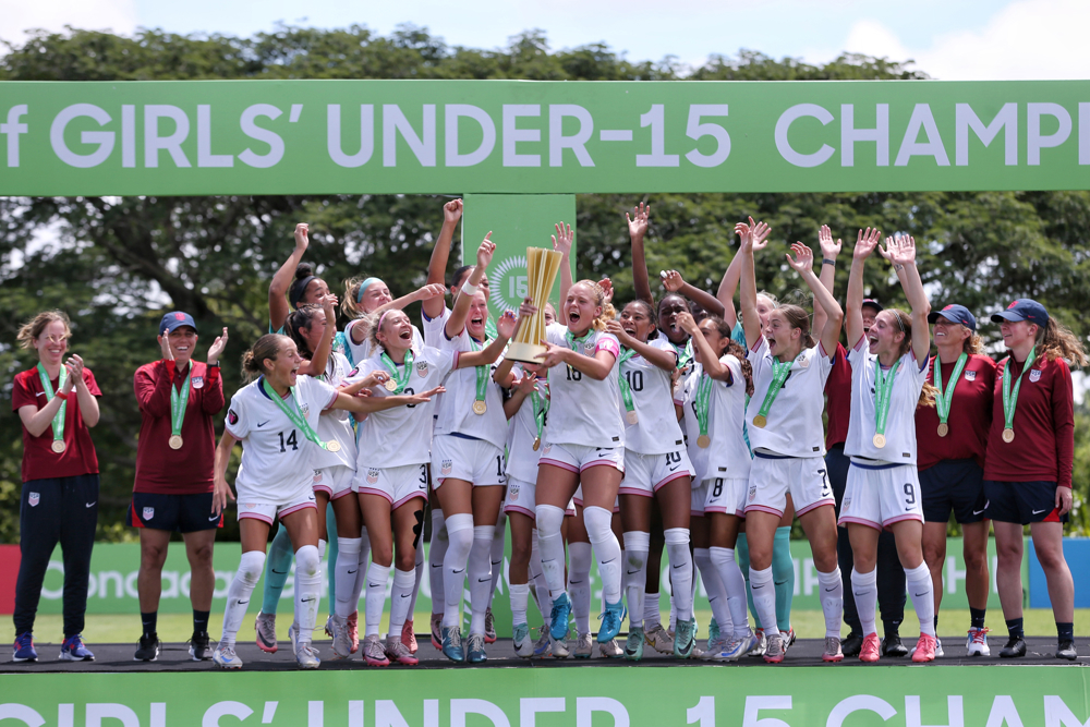 USA, Honduras, and Aruba win finals of the Girls U-15 Championship