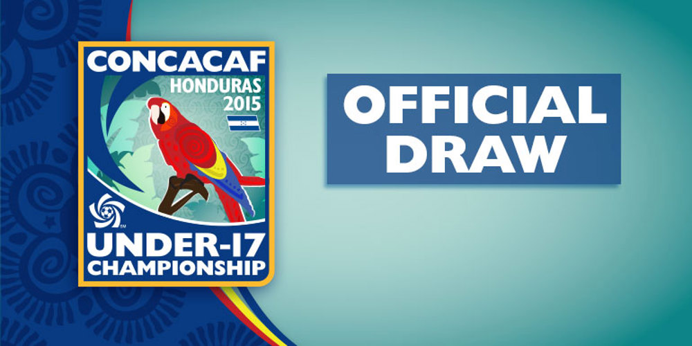 Sorteo en San Pedro Sula Determina los Grupos y Calendario del Campeonato Sub-17 de CONCACAF Honduras 2015
