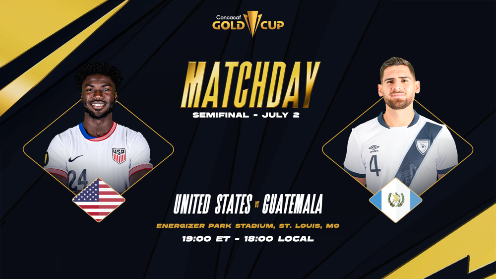 USA and Guatemala meet in Gold Cup Semifinals