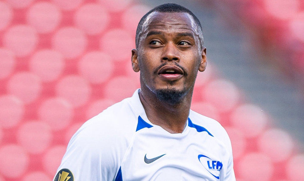 Kevin Fortune, feliz de marcar el gol número 1000 de la Copa Oro