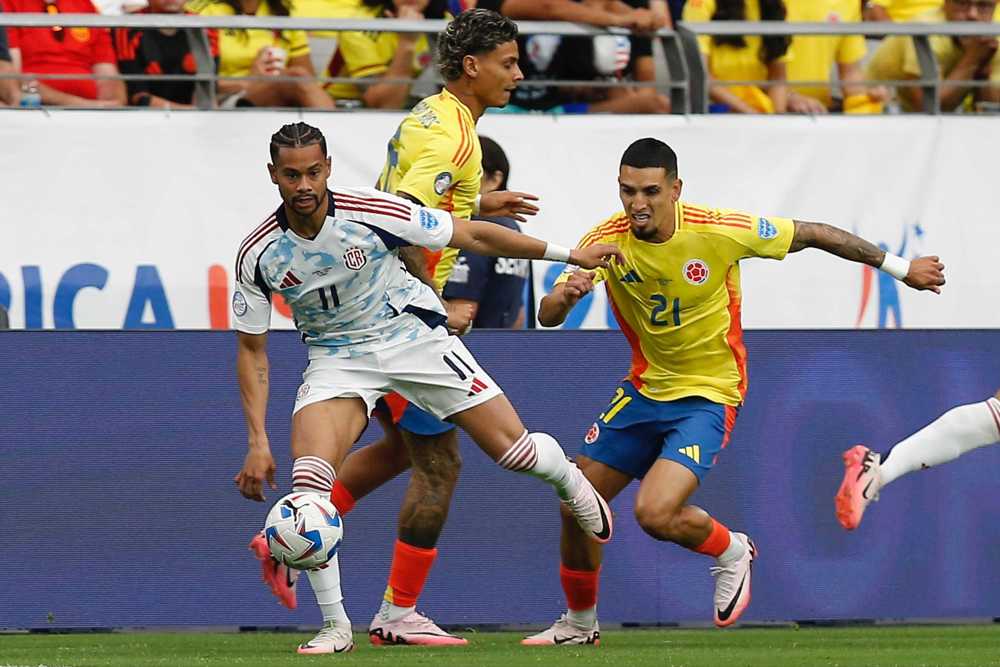 Costa Rica cae ante Colombia en su segundo partido en Copa América
