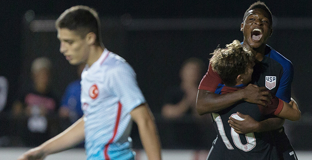 Akinola, Carleton braces lead U.S. U17s past Turkey