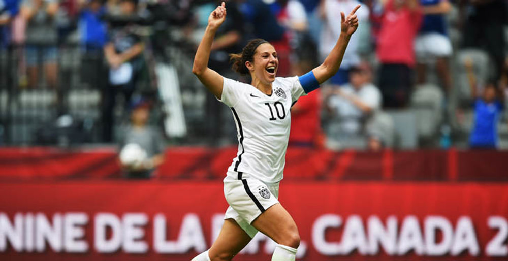 Carli Lloyd electa Jugadora del año en EE.UU