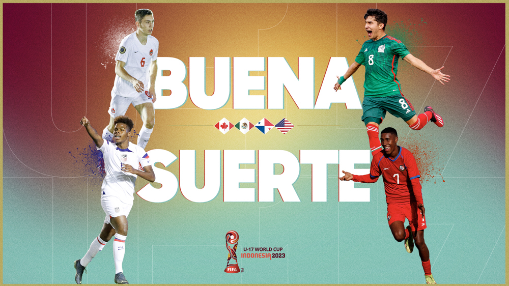 México, Estados Unidos, Panamá y Canadá listos para la Copa Mundial Sub-17 Masculina