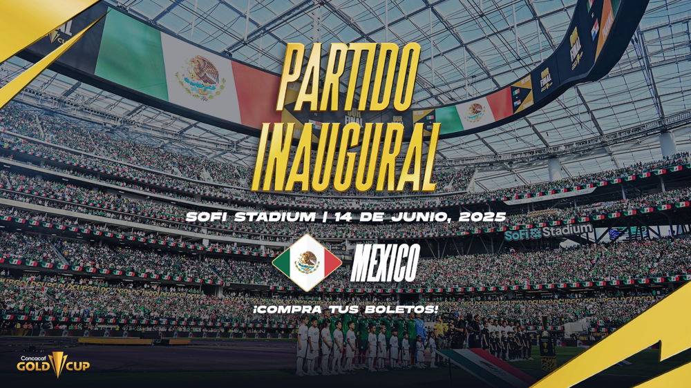 El SoFi Stadium de Los Ángeles albergará el partido inaugural de la Copa Oro Concacaf 2025 el 14 de junio