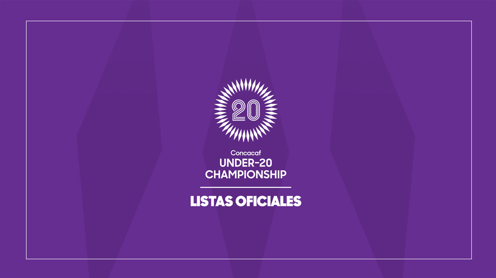 Concacaf anuncia las listas del Campeonato Sub-20 Concacaf 2024