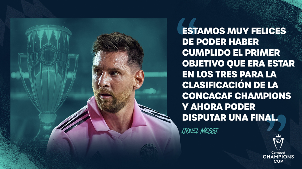 Messi feliz por lograr la clasificación de Inter Miami a la Copa de Campeones 2024