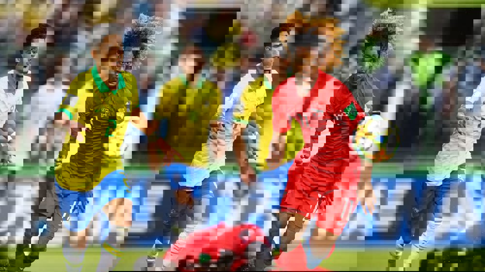 Canadá cayó ante Brasil en la inauguración del Mundial Sub-17