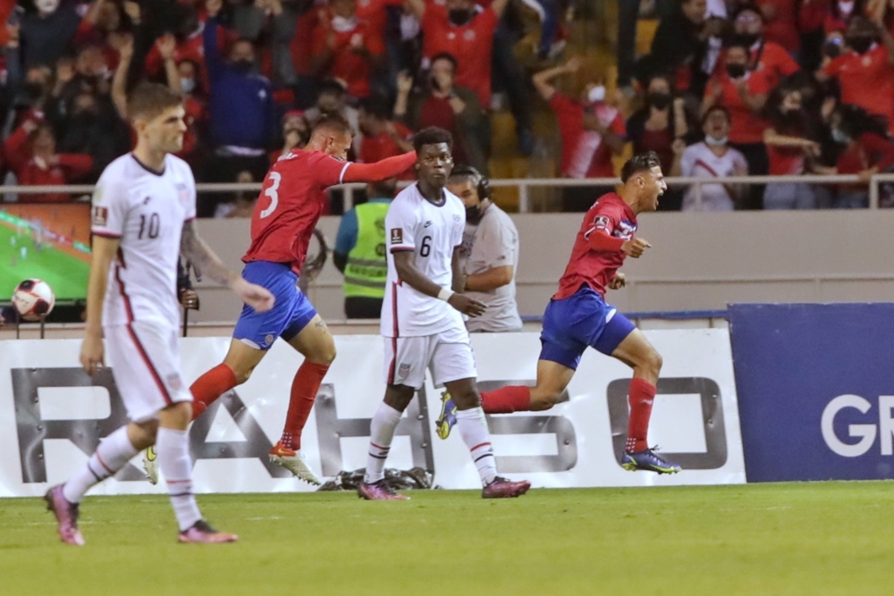 Estados Unidos clasifica a la Copa del Mundo a pesar de la derrota en Costa Rica