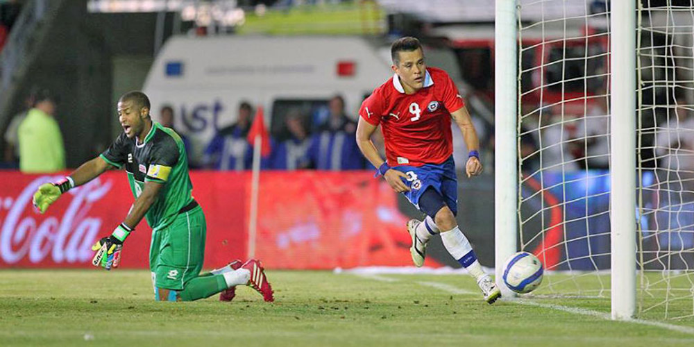 Costa Rica pierde contra Chile en amistoso