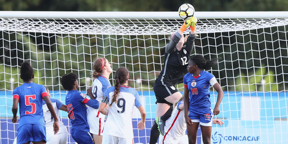 Estados Unidos v Haití | Atajada del Partido