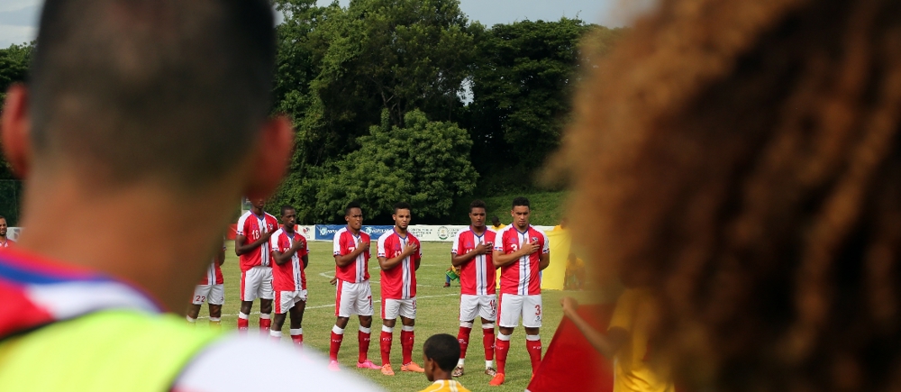 Football celebration in the Dominican Republic