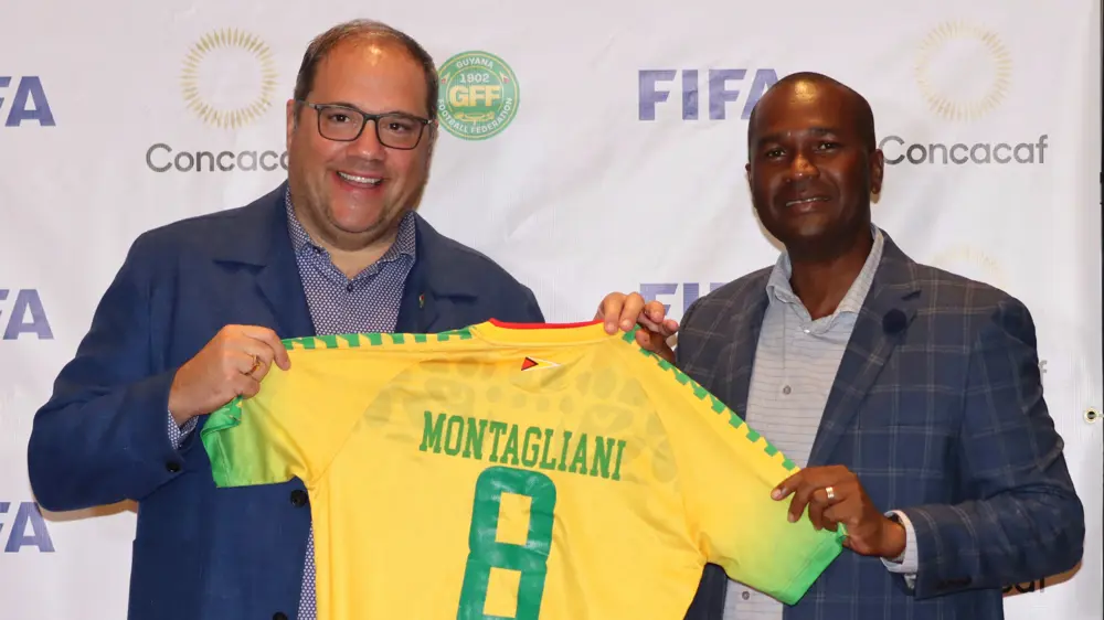 Concacaf President Victor Montagliani visits Jamaica, Bonaire and Guyana as part of Caribbean football tour