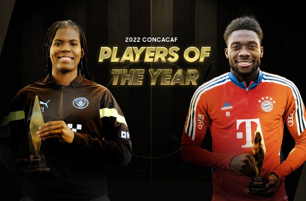 Khadija Shaw and Alphonso Davies named 2022 Concacaf Players of the Year