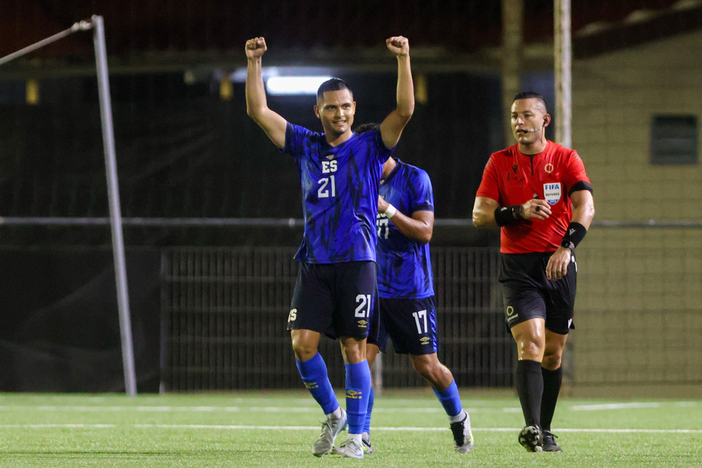 El Salvador sigue de líder en el Grupo A de la Liga B con su segunda victoria