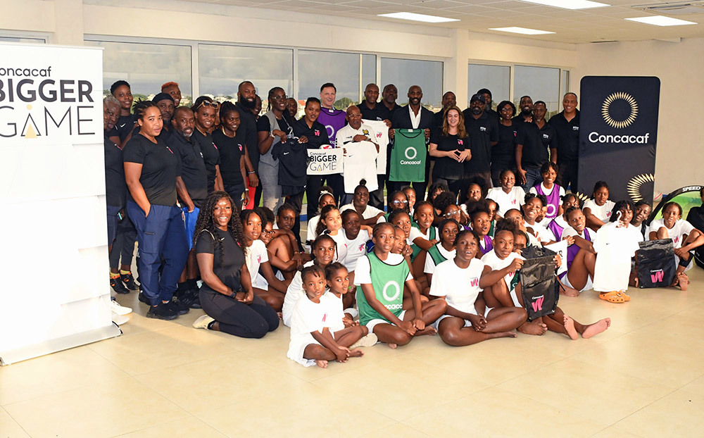 Concacaf & Barbados Football Association launch Bigger Game social impact strategy ahead of 2024 W Gold Cup