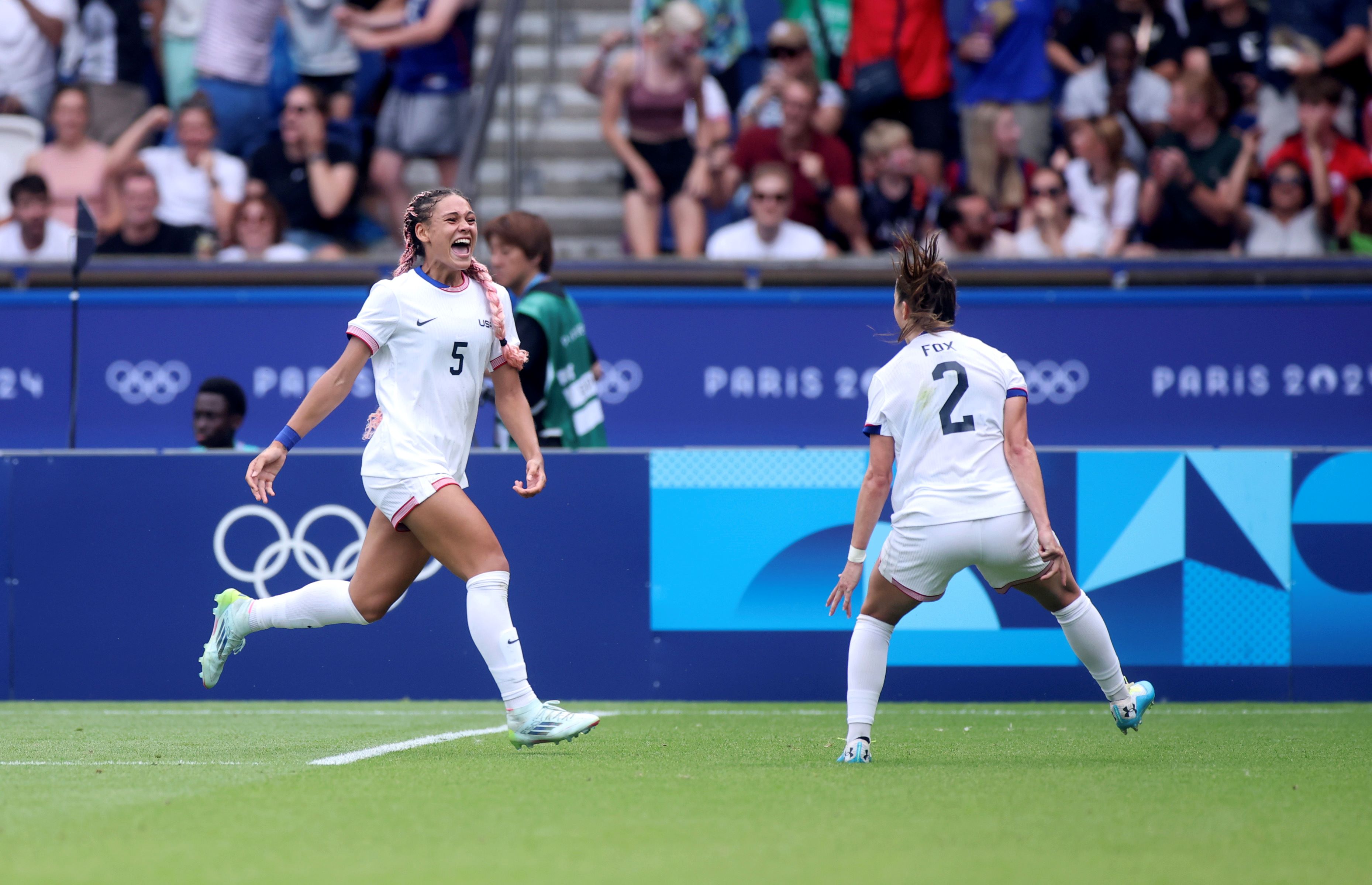 U.S. women advance to semifinals at Paris 2024