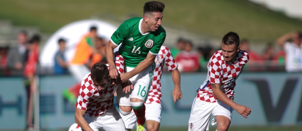 Mexico falls to Croatia; Hernandez sets goal record