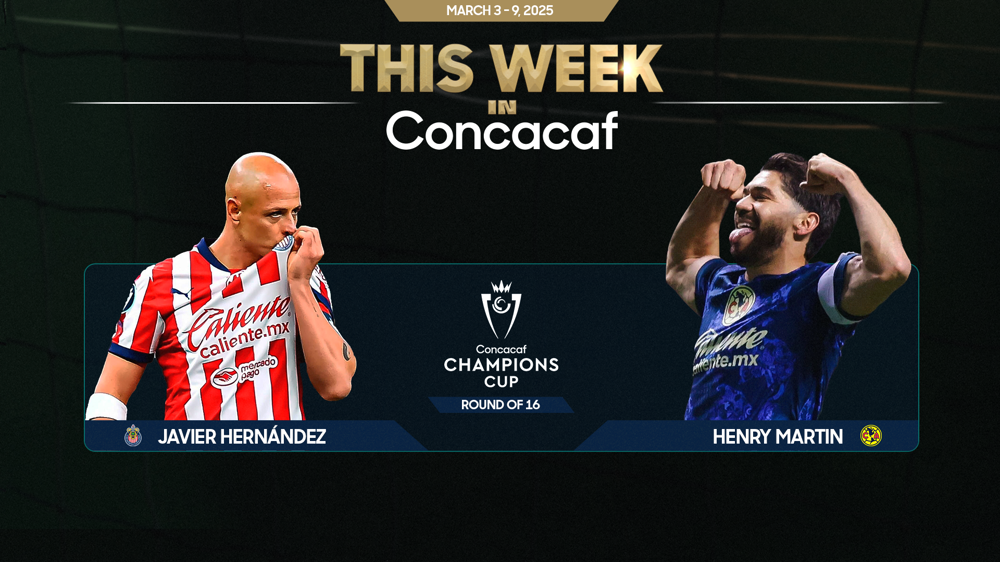 Inicio de los octavos de final de la Copa de Campeones de la Concacaf destacan esta semana en Concacaf
