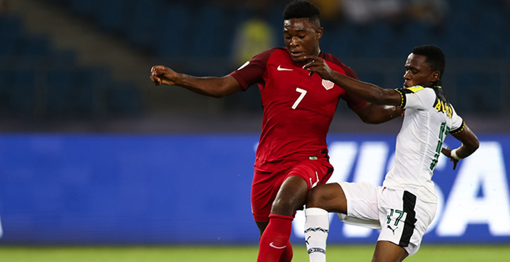 Con gol de Akinola EE.UU derrotó a Ghana en el Mundial Sub 17