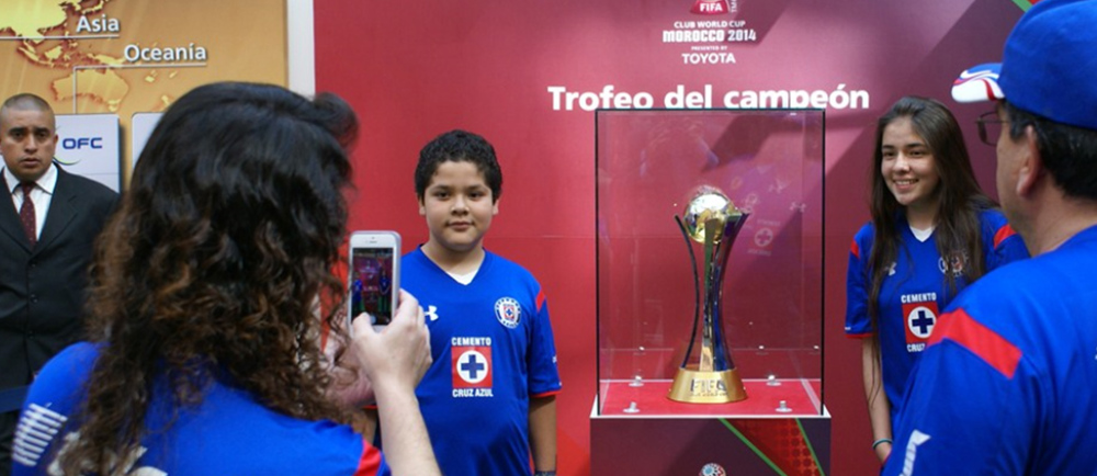 Club World Cup trophy completes Mexico City visit