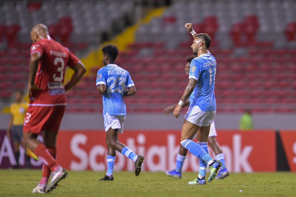 Castellanos on target with brace as NYCFC down Santos