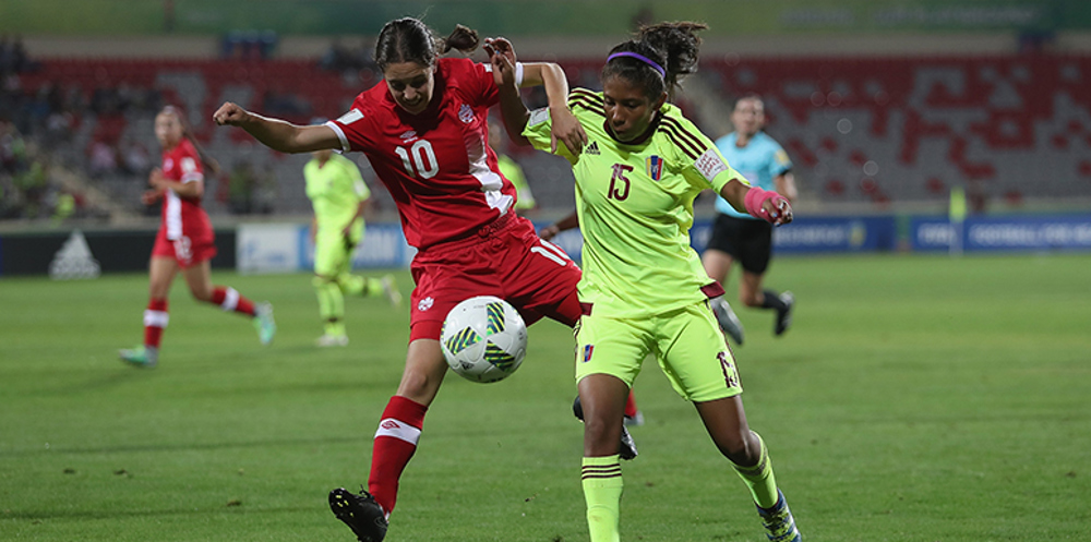 Canadá quedó eliminada del Mundial femenino Sub-17 después de caer ante  Venezuela