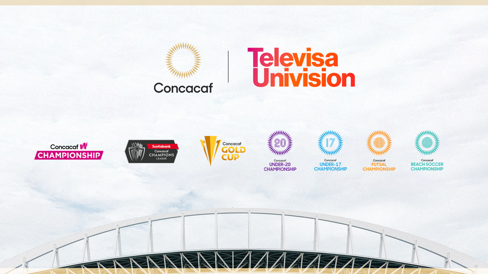 Concacaf y TelevisaUnivision Celebran Acuerdo Multianual Para Derechos De Medios