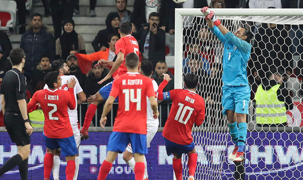 Costa Rica cayó ante Túnez a nivel amistoso