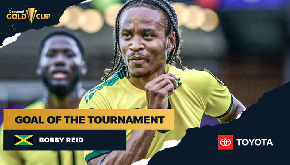 Jamaica’s Reid takes Gold Cup Goal of the Tournament