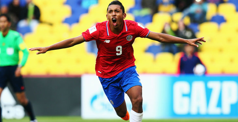Reyes destaca, Costa Rica gana primer partido en Mundial Sub-17