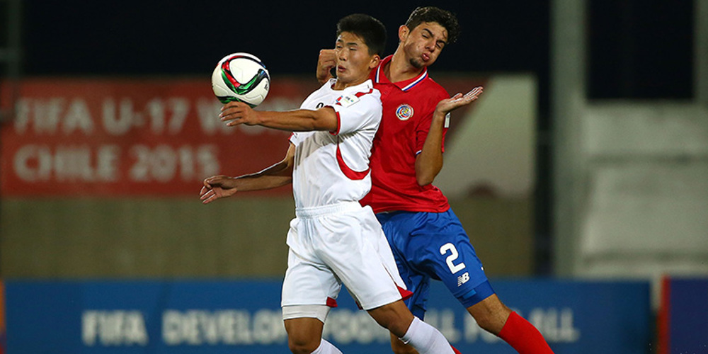 Mundial Sub-17: Costa Rica avanzó a octavos de final a pesar de perder contra RDP Corea