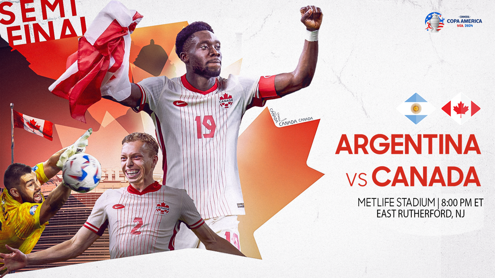 Canada meets Argentina for place in Copa America Final 