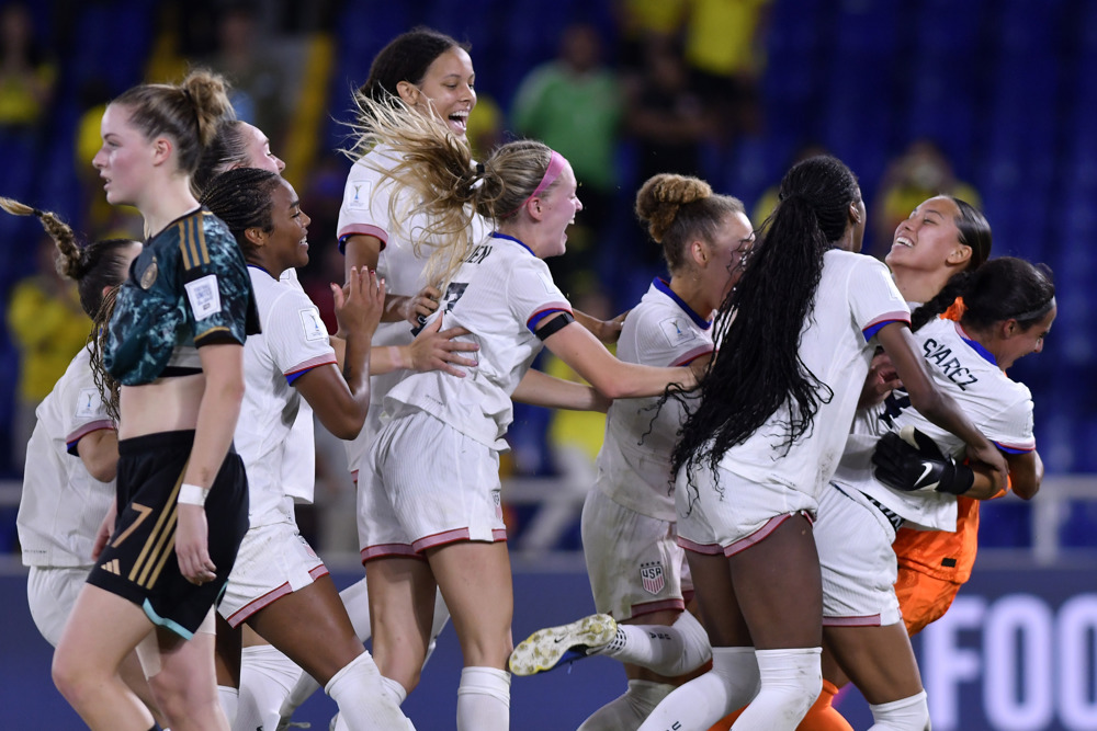 Estados Unidos remontó contra Alemania y avanzó en penales a las semifinales del Mundial Sub-20