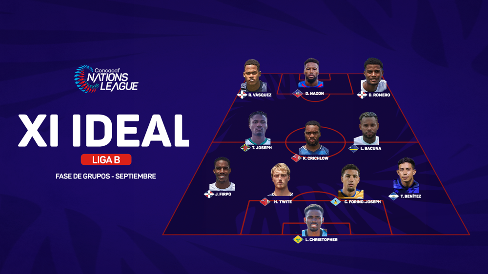 Benítez, Nazon y Romero encabezan el XI ideal de la Liga B en septiembre de 2024