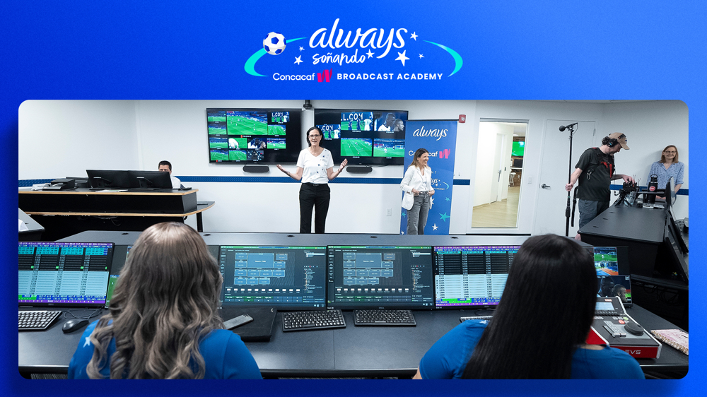 Concacaf W junto con Always anuncian una nueva asociación para apoyar la igualdad de género en las transmisiones de fútbol