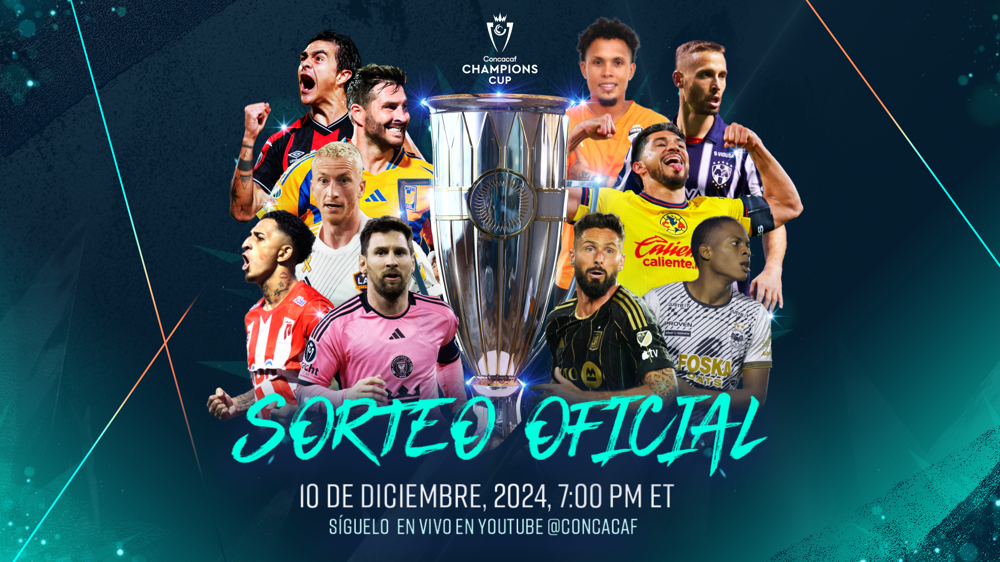 Bombos y procedimientos para el Sorteo de la Copa de Campeones Concacaf 2025 