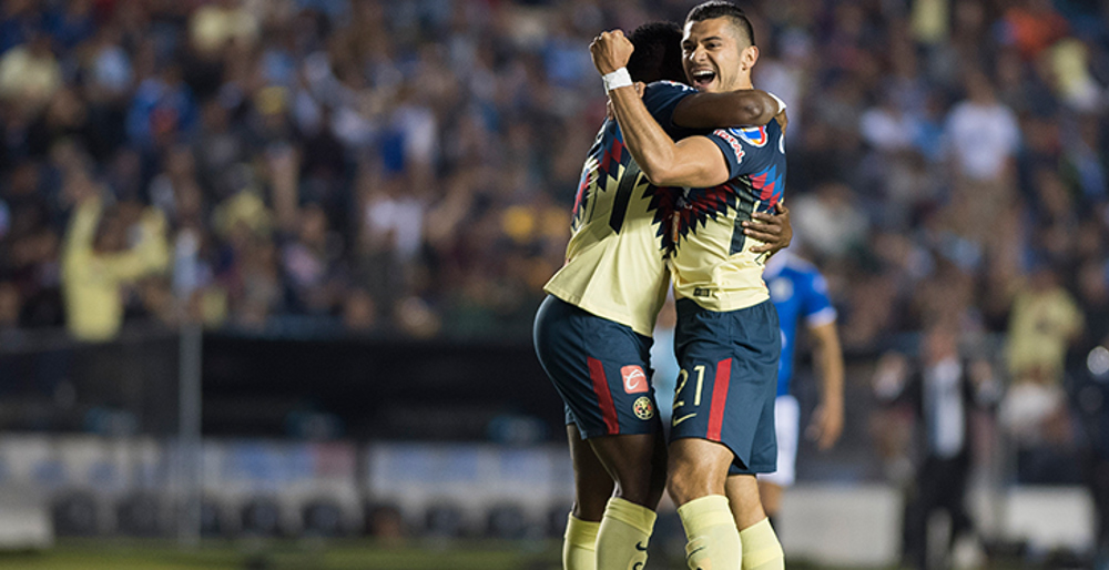Henry Martin destacó en el debut del Club América