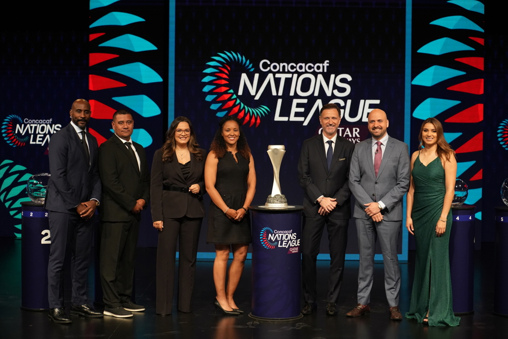Sorteo determina grupos para la Liga de Naciones Concacaf 2023/24 presentada por Qatar Airways