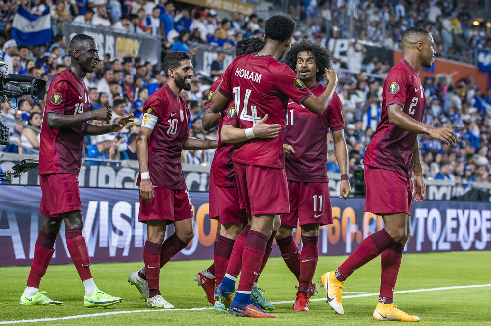 El campeón asiático Qatar luce a sus goleadores en la Copa Oro