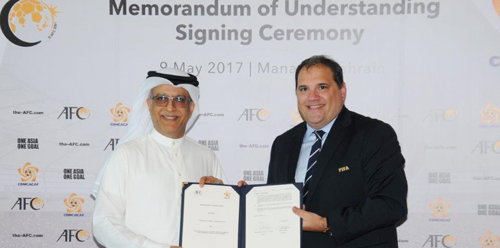 CONCACAF Firma Memorándum de Entendimiento con AFC