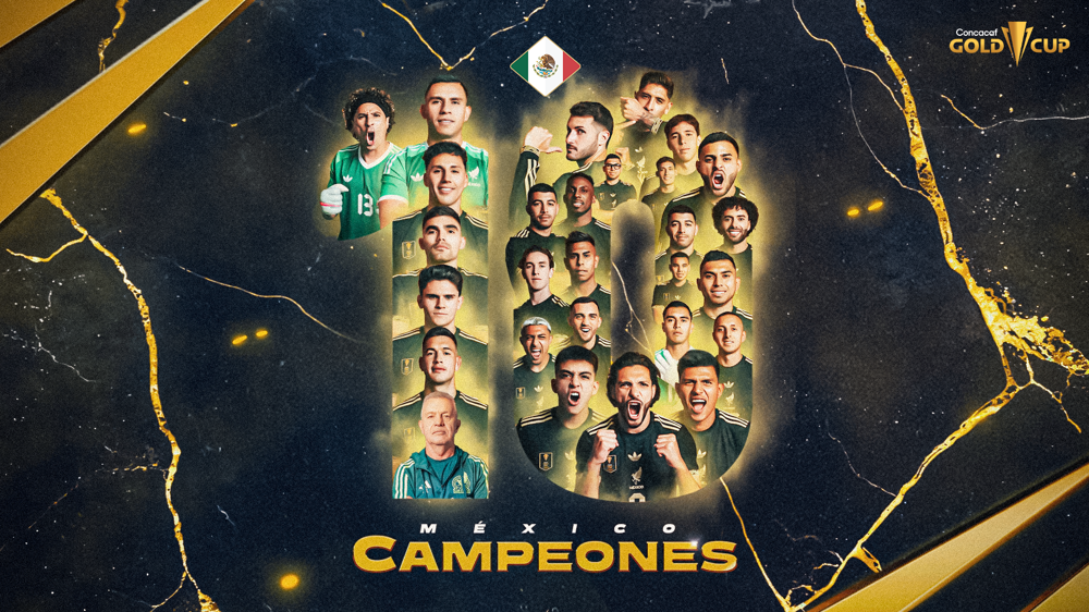 Jiménez y Álvarez guían a México a su décimo título de Copa Oro