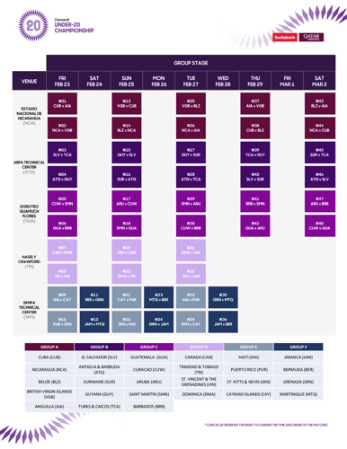 2024 CU20Q Match Schedule