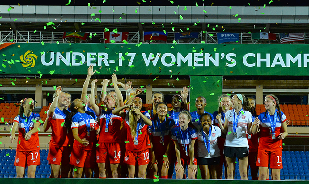 Champions and runners-up of the Concacaf Women’s U-17 Championship
