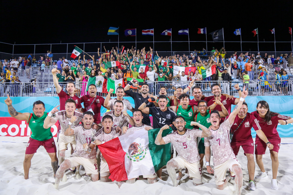Estados Unidos y México clasificaron al Mundial de Beach Soccer