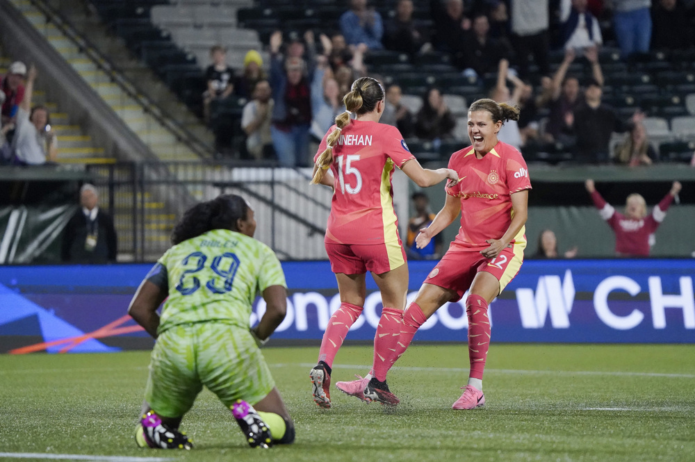 Portland Thorns sigue en la pelea del Grupo B después de derrotar a Santa Fe en la Copa de Campeones W