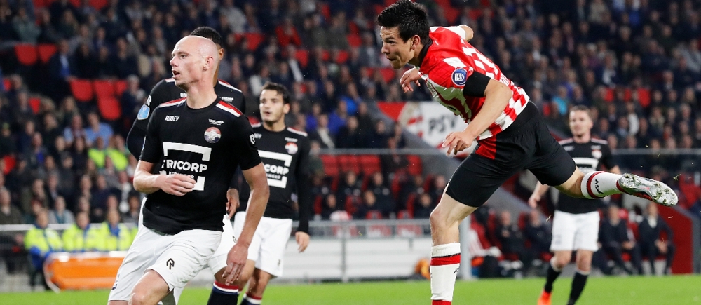 Mexico int’l Lozano stays on target for PSV Eindhoven