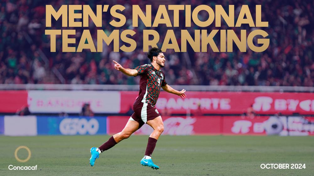 Mexico leads October Concacaf Men's National Team Rankings