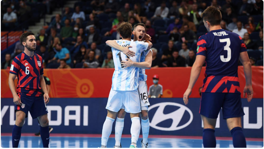 Estados Unidos inició el Mundial de Fútsal con derrota ante Argentina