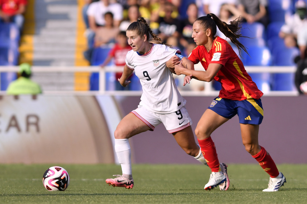 Estados Unidos cayó ante las campeonas vigentes, España, en la Copa Mundial Femenina Sub-20